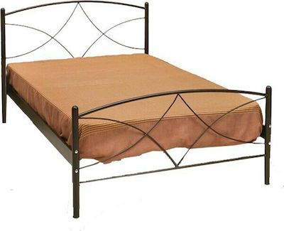 Άνδρος Κρεβάτι Μονό Μεταλλικό 90x200cm