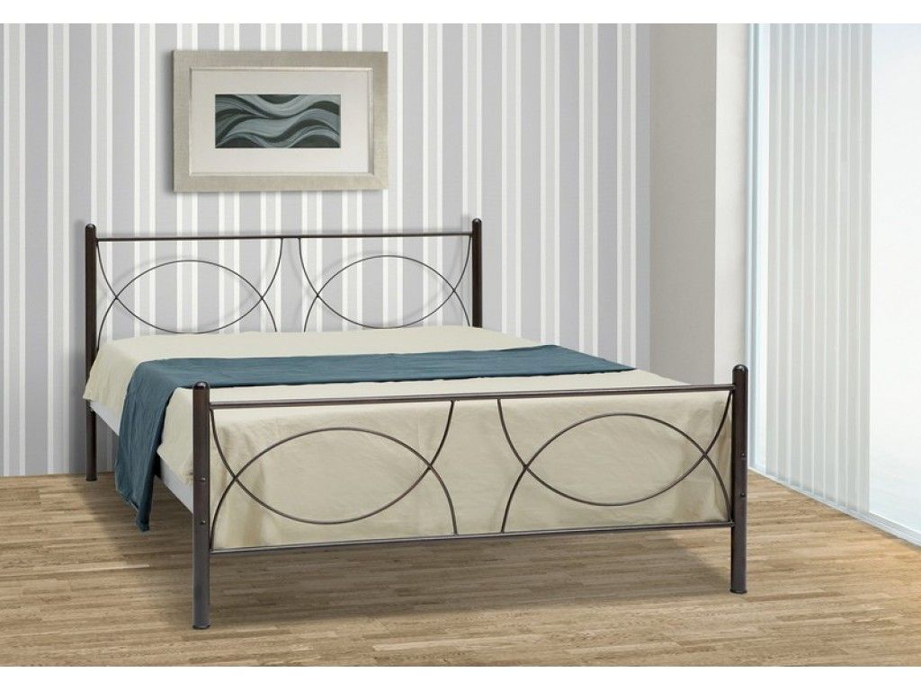 Κούπα Κρεβάτι Υπέρδιπλο Μεταλλικό 160x200cm
