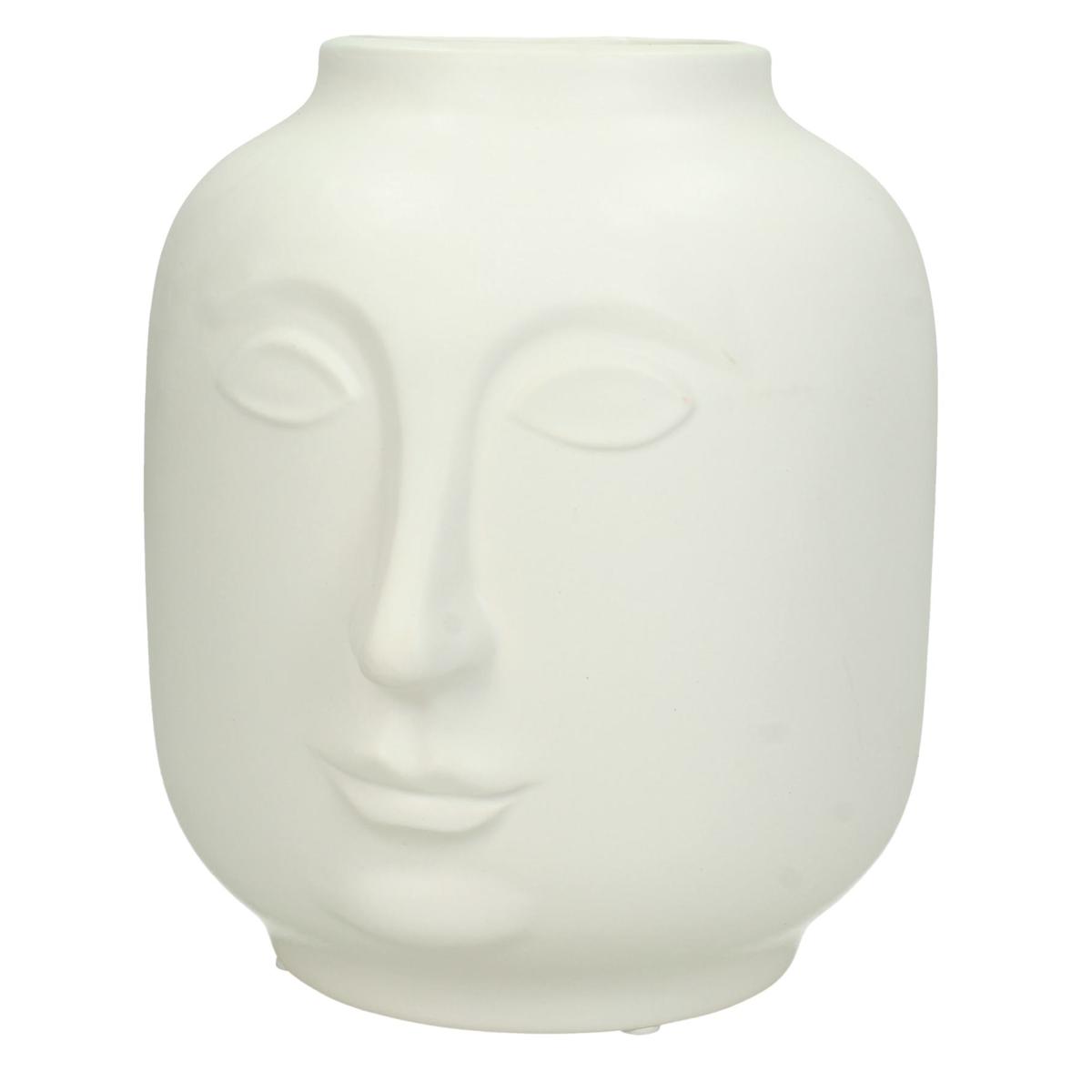Βάζο Λευκό Κεραμικό 17.6x16x18.6cm