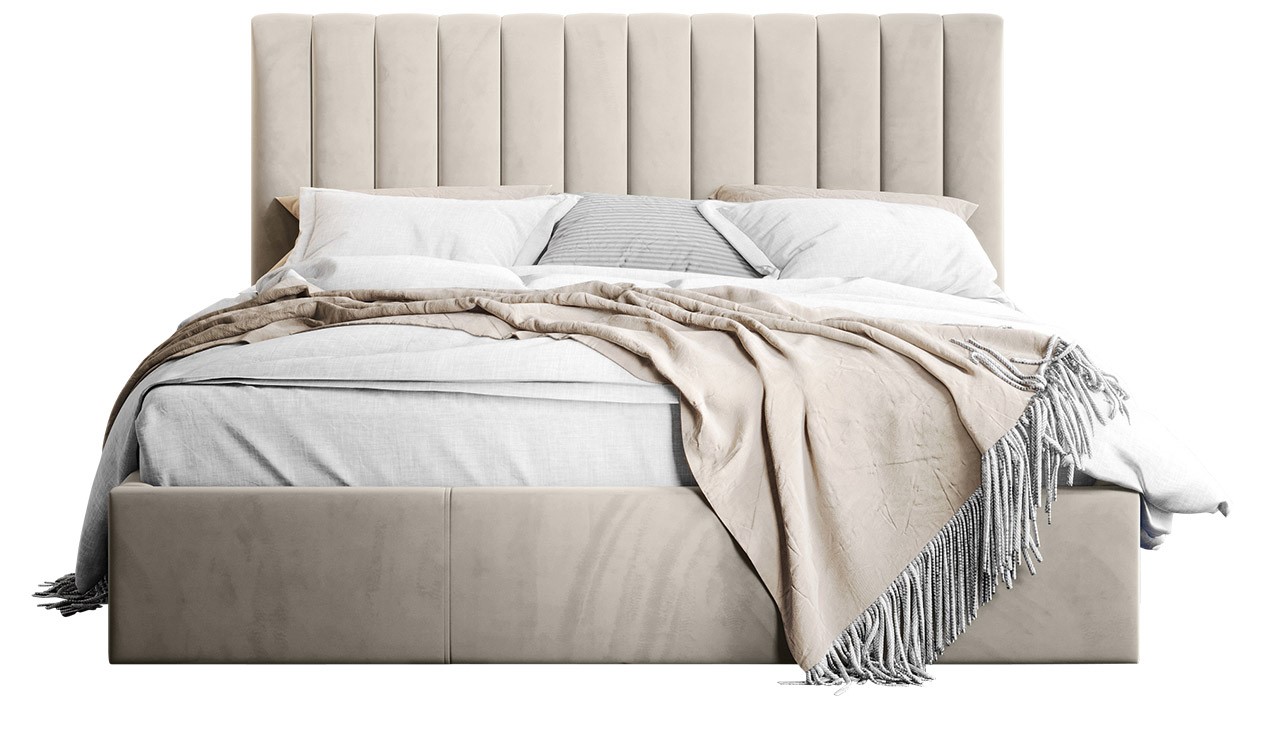 Επενδυμένο κρεβάτι Cosmos-Ekrou-140 x 200