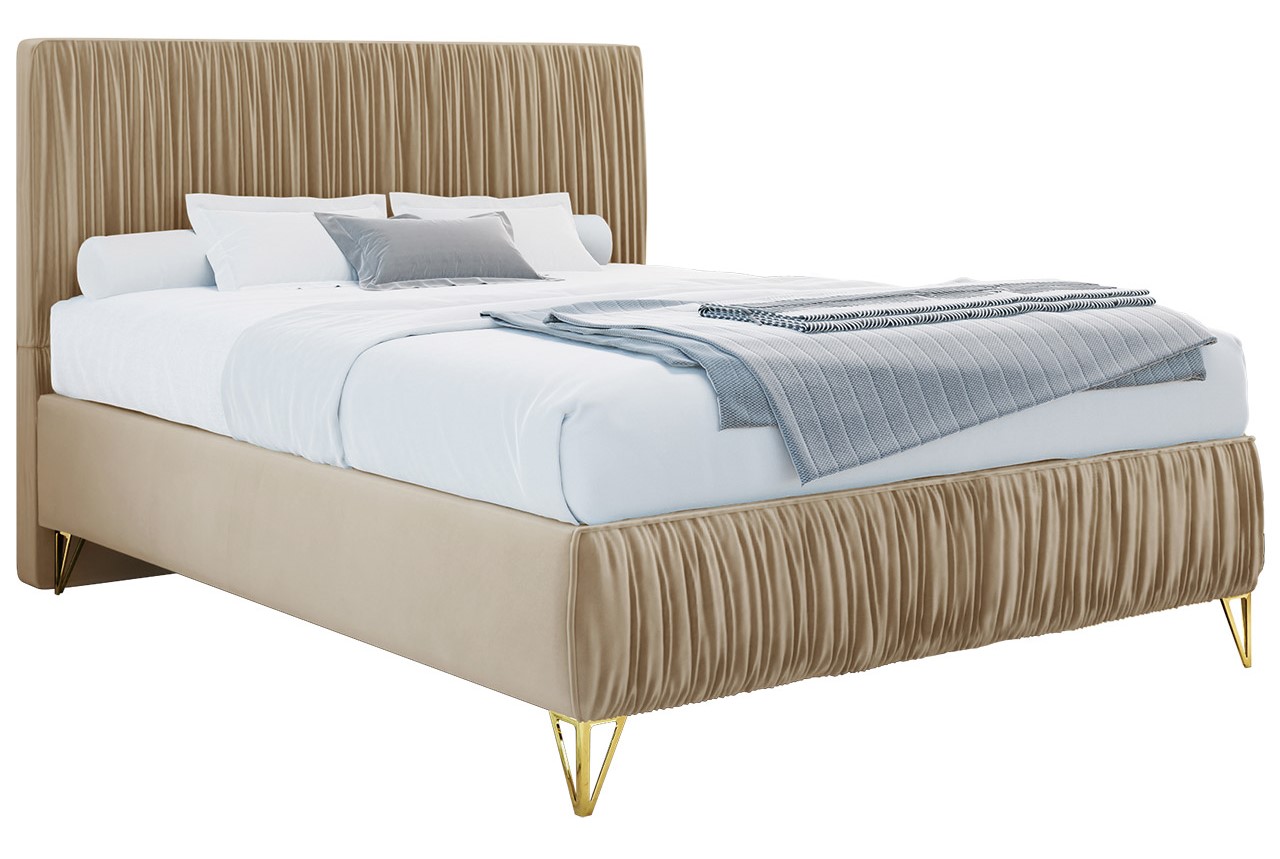 Επενδυμένο κρεβάτι Mars-Ekrou-120 x 200