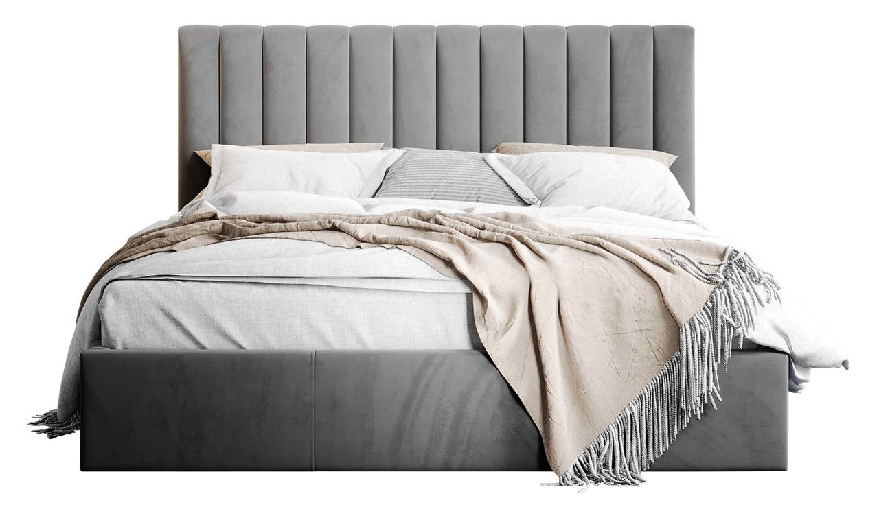 Επενδυμένο κρεβάτι Cosmos-Gkri-160 x 200