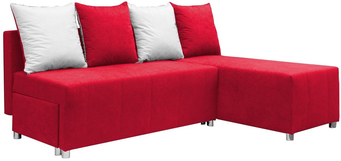 Γωνιακός καναπές Ezio-Κόκκινο