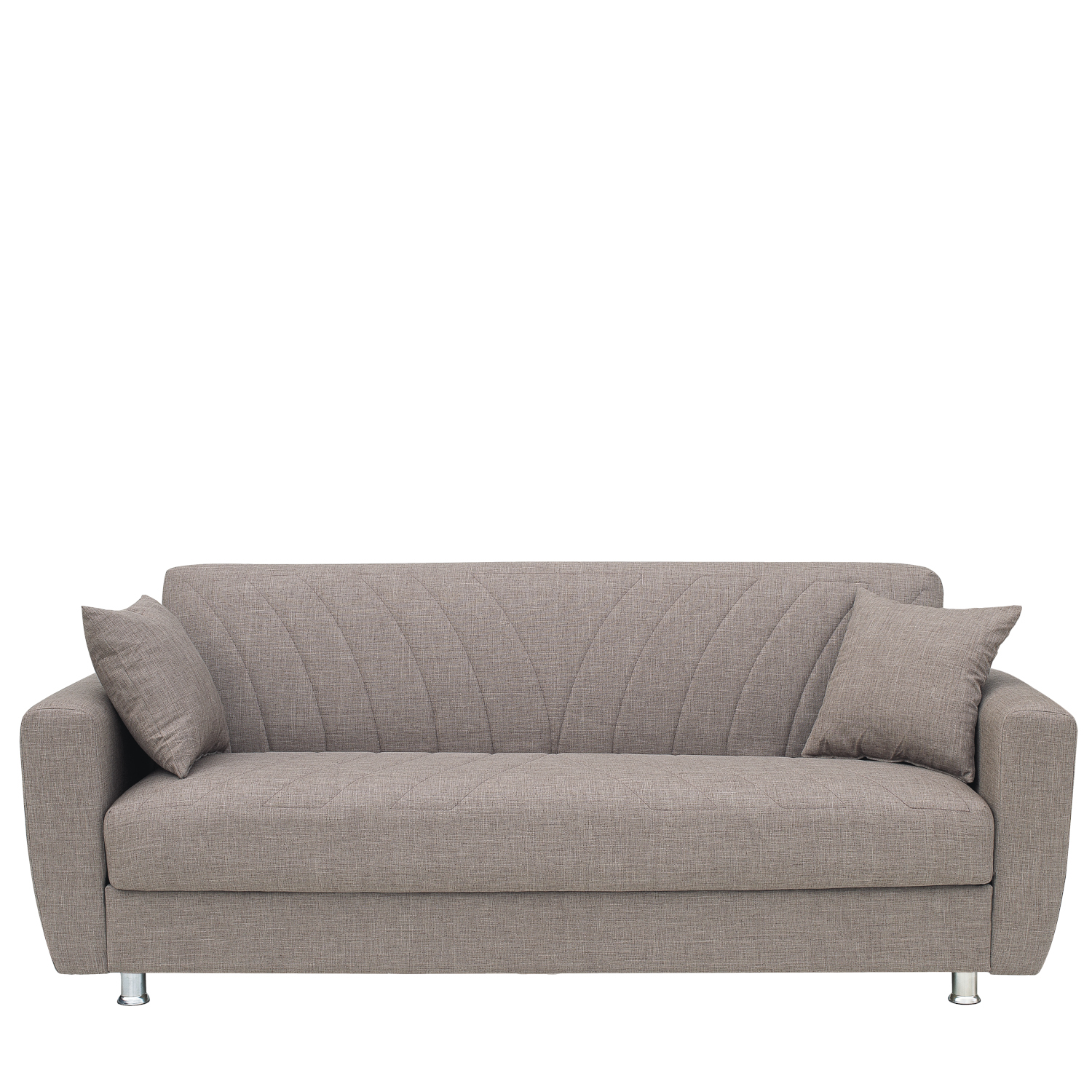 Καναπές Κρεβάτι Τριθέσιος ArteLibre JUAN Καφέ 214x82x80cm