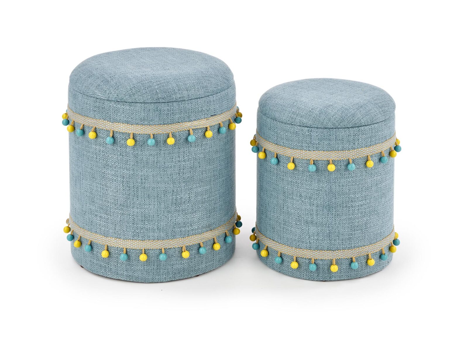 GRADO set of two color: light blue DIOMMI V-CH-GRADO-PUFA-J.NIEBIESKI