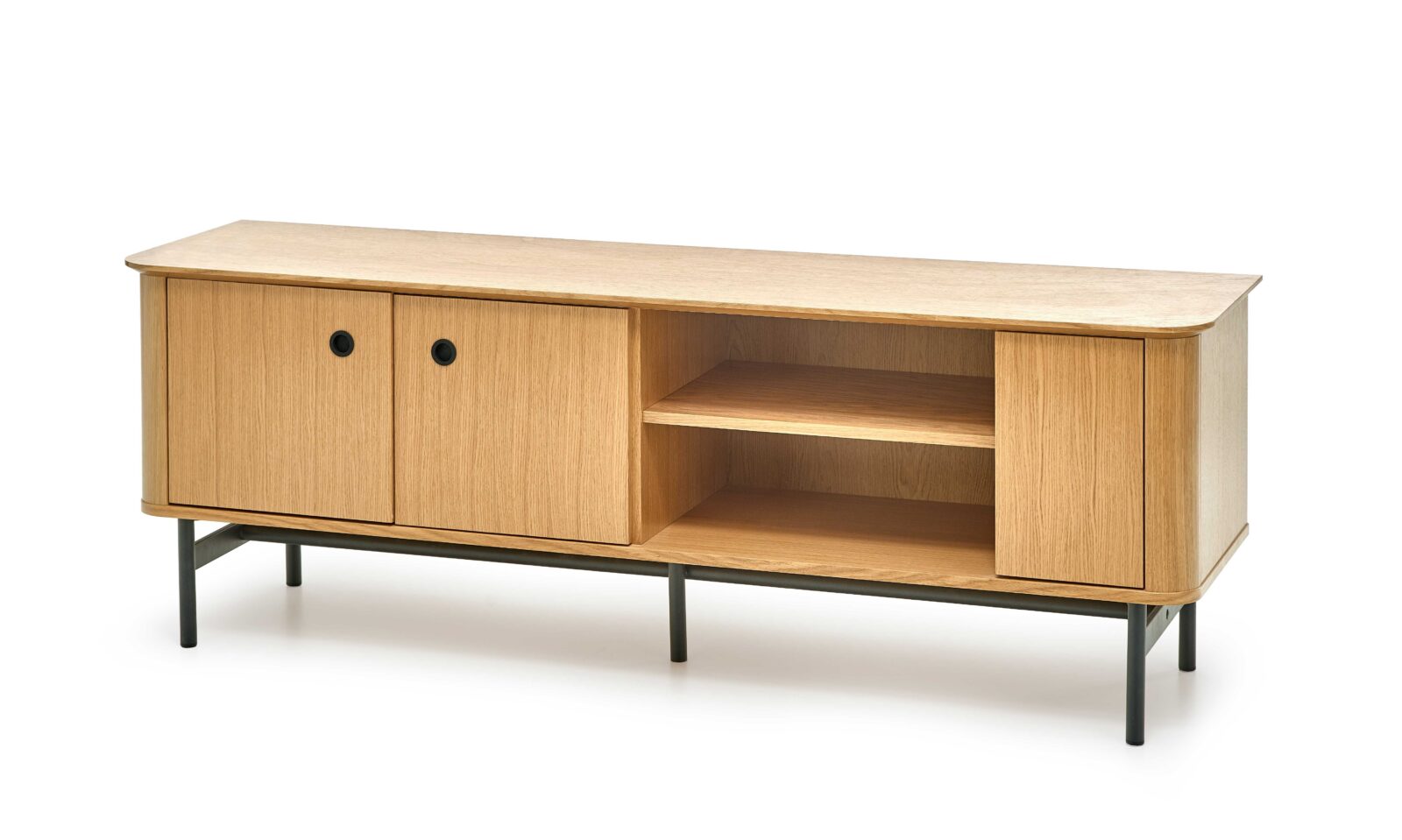 SMART RTV-1 TV-stand color: natural oak/black DIOMMI V-PL-SMART-RTV-1