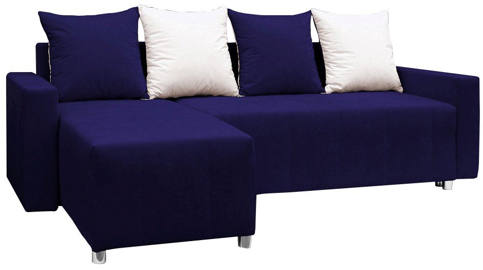 Γωνιακός καναπές Odette-Μπλε