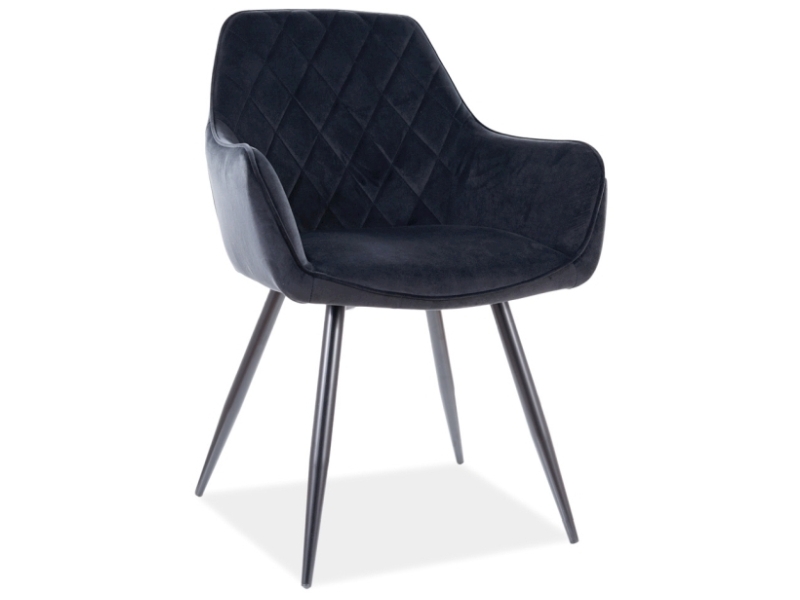 Καρέκλα τραπεζαρίας βελούδινη Linea Velvet 43 x 43x 82 DIOMMI LINEAVCC