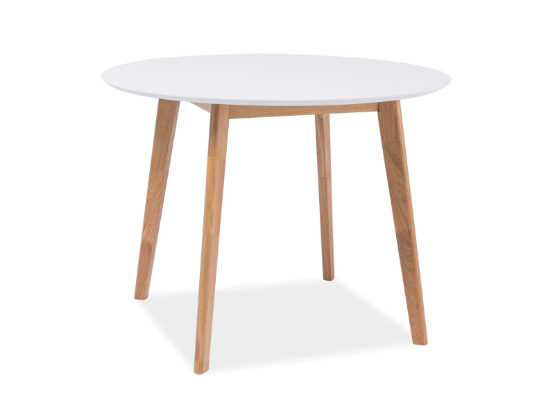 TABLE MOSSO II WHITE / OAK FI 100 DIOMMI MOSSOIIBD100