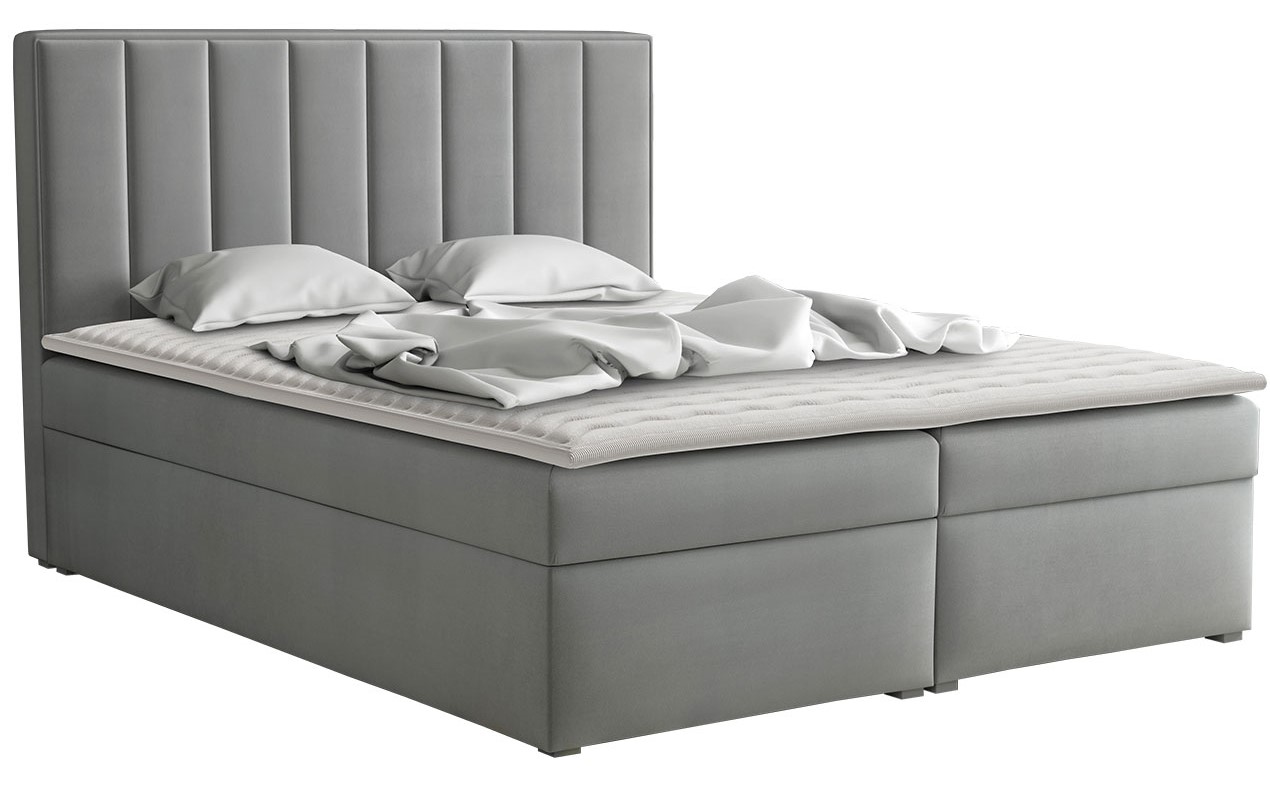 Επενδυμένο κρεβάτι ideal Box-Gkri-160 x 200