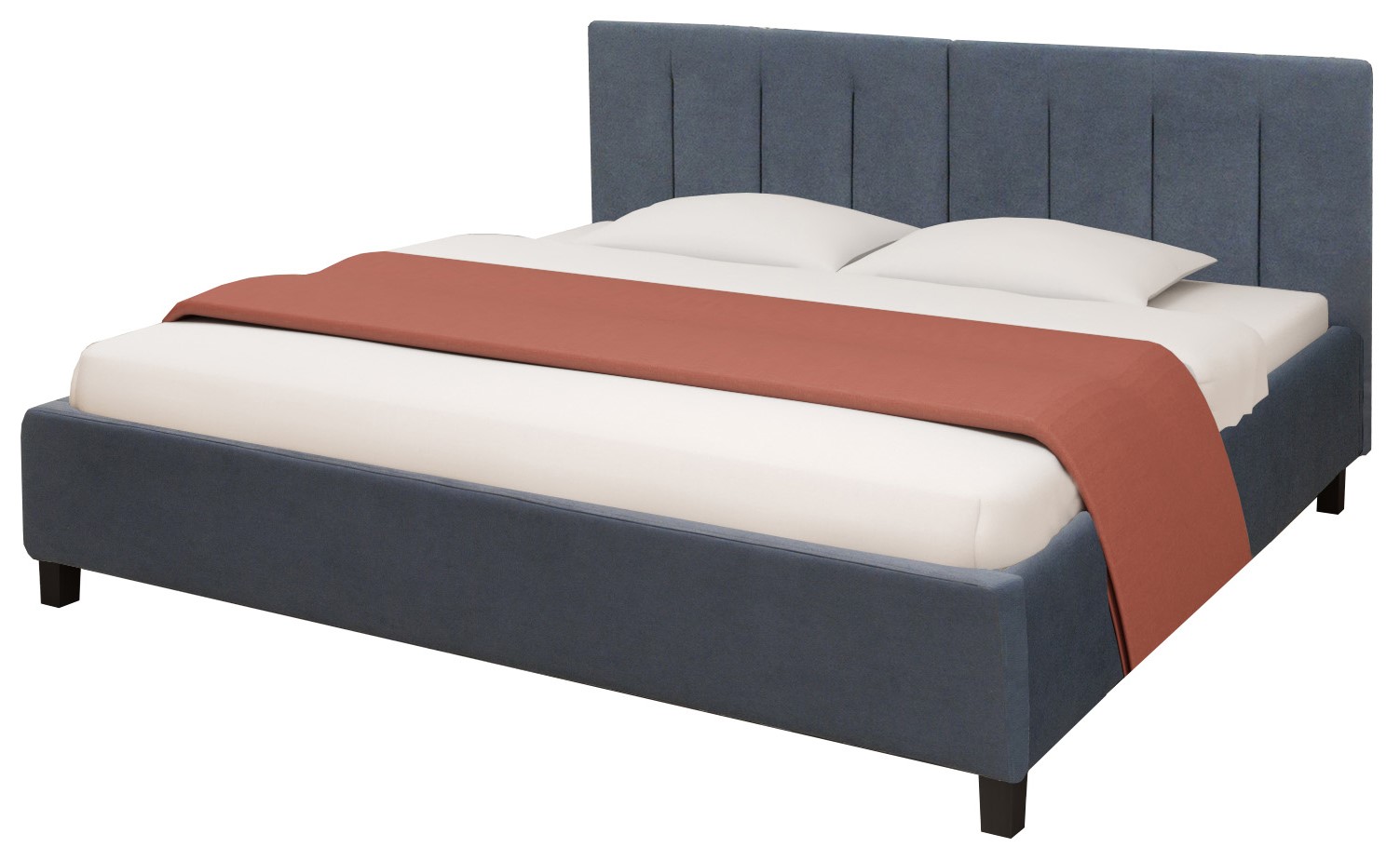 Επενδυμένο κρεβάτι Erling-Gkri-160 x 200