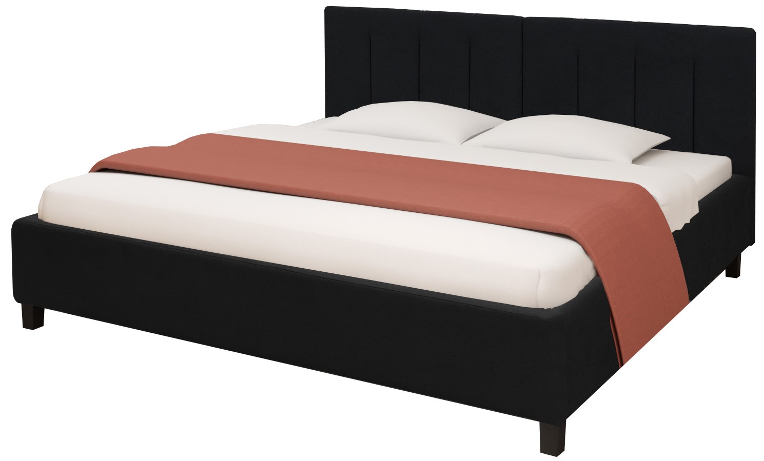 Επενδυμένο κρεβάτι Erling-Mple Raf-180 x 200