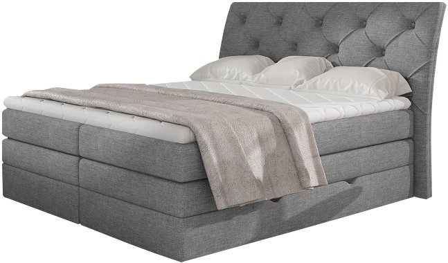 Επενδυμένο κρεβάτι Lorane-Gkri-160 x 200