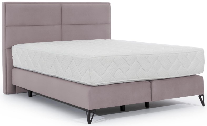 Επενδυμένο κρεβάτι Simon με στρώμα-Roz-180 x 200 εκ.