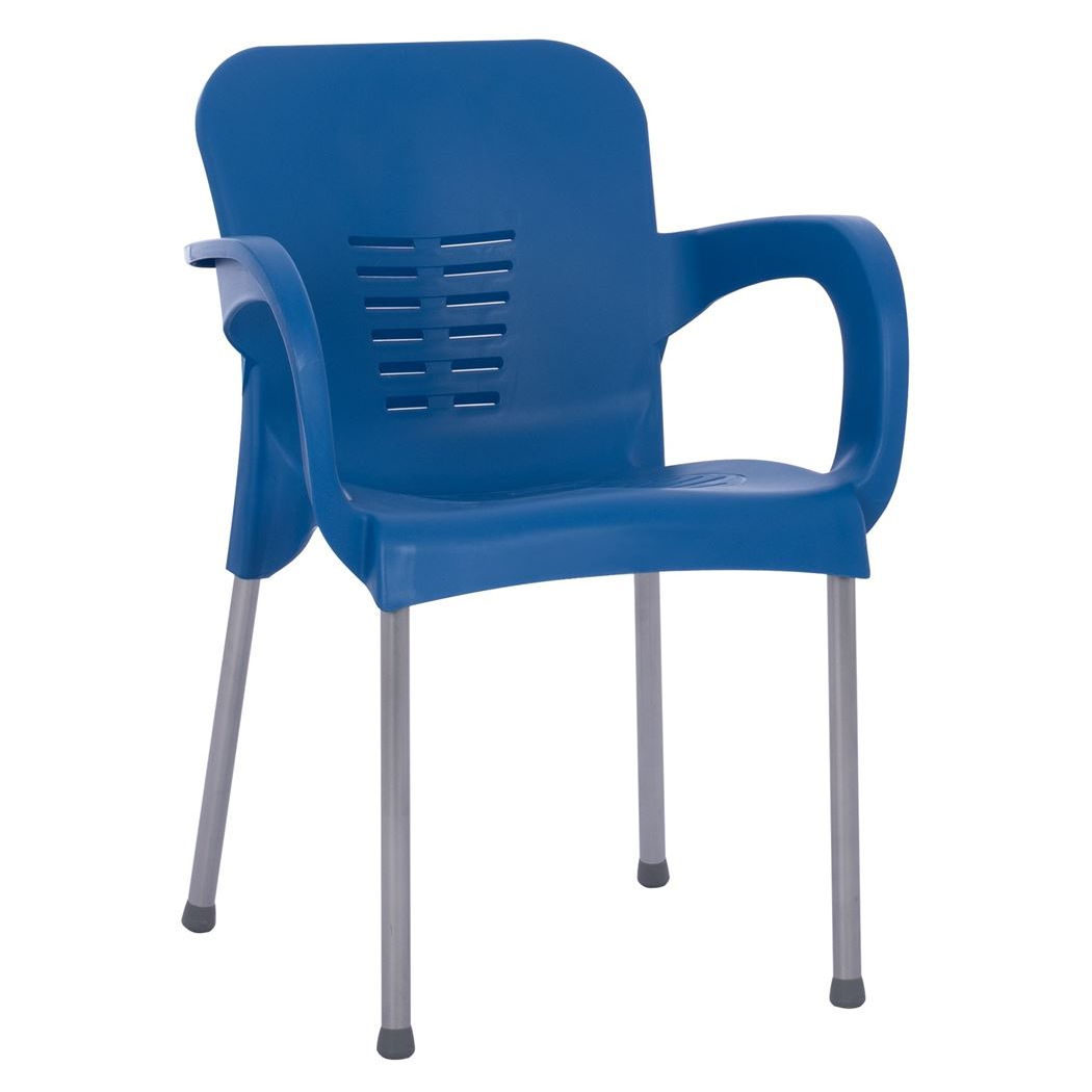Καρέκλα Κήπου ArteLibre Eco Μπλε Ανακυκλωμένο PP 60x50x80xcm