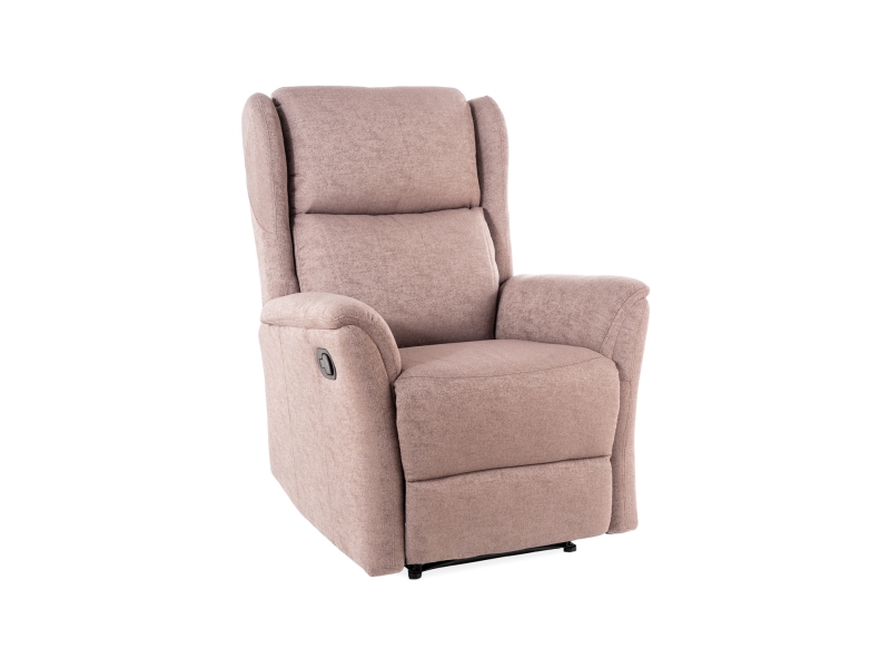 Πολυθρόνα relax ανακλινόμενη υφασμάματινη καφέ ZEUS 74x93x108 DIOMMI 80-1464