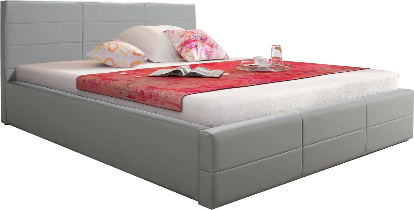 Επενδυμένο κρεβάτι Lesley-200 x 200