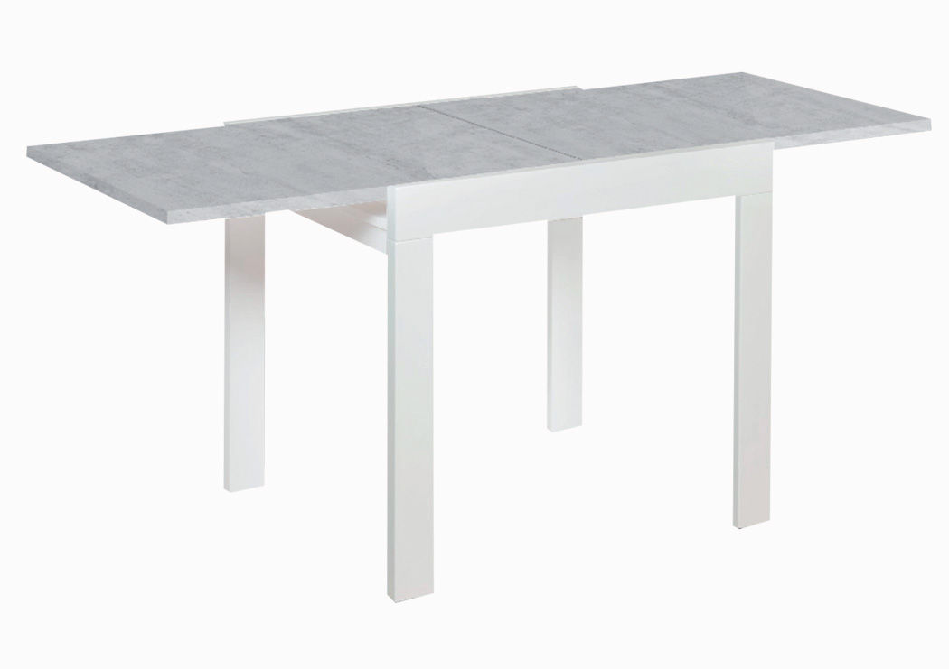 Τραπέζι κουζίνας ξύλινο Kors  Beton/Λευκό