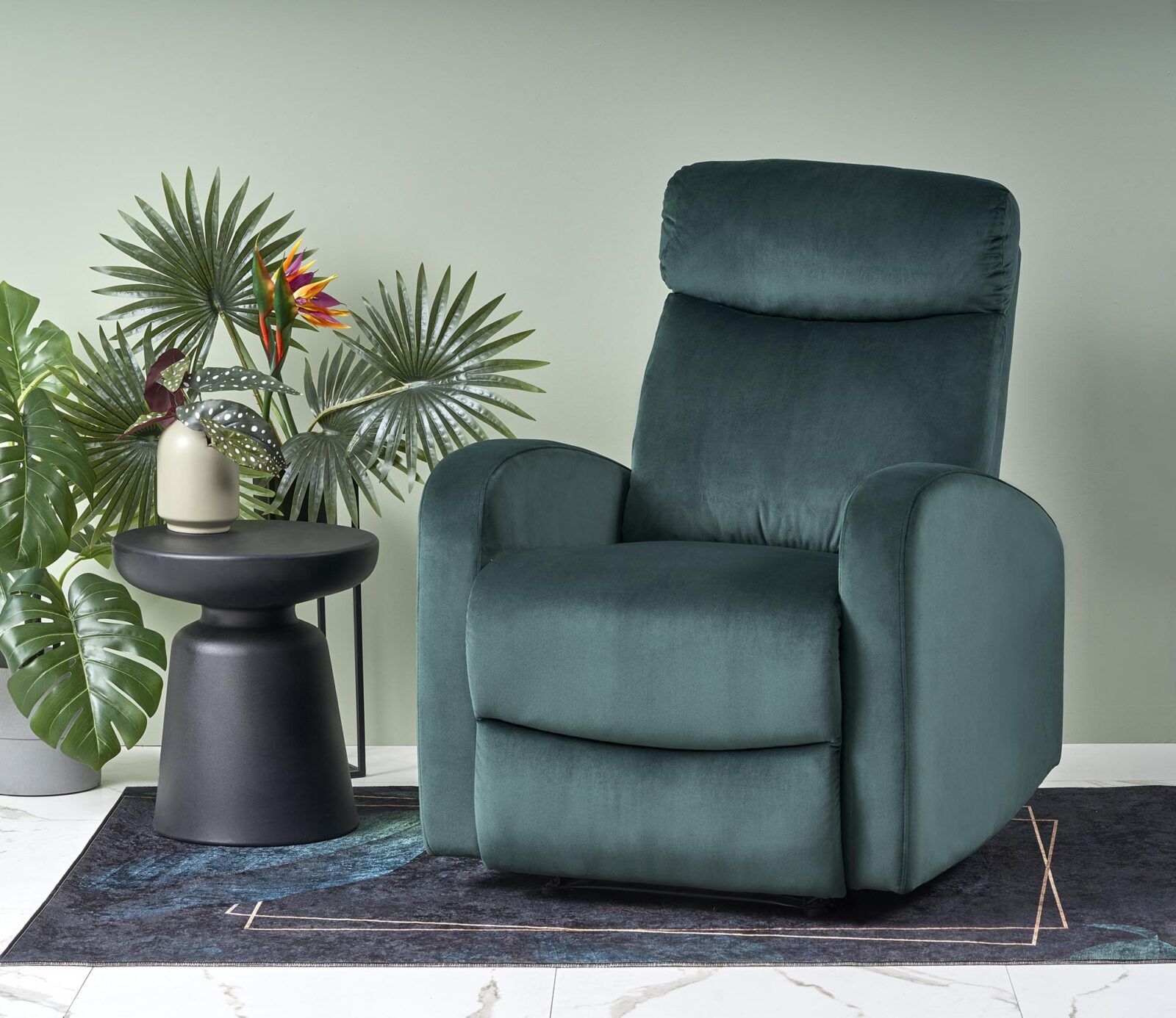 WONDER recliner color: dark green DIOMMI V-CH-WONDER-FOT-C.ZIELONY