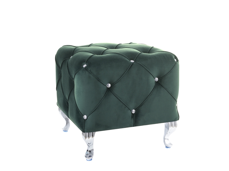 Σκαμπό Σαλονιού με βελούδο Hestia K 50x50x46 DIOMMI HESTIAKV78S