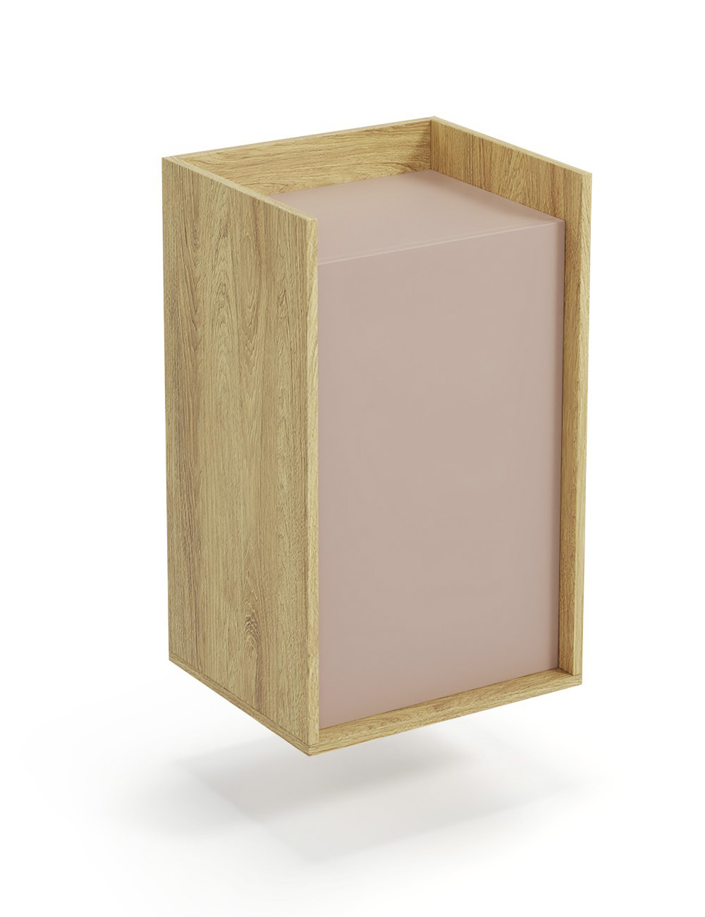 MOBIUS cabinet 1D color: hikora oak/white DIOMMI V-PL-MOBIUS-SZAFKA_1D-ANT.RÓŻ