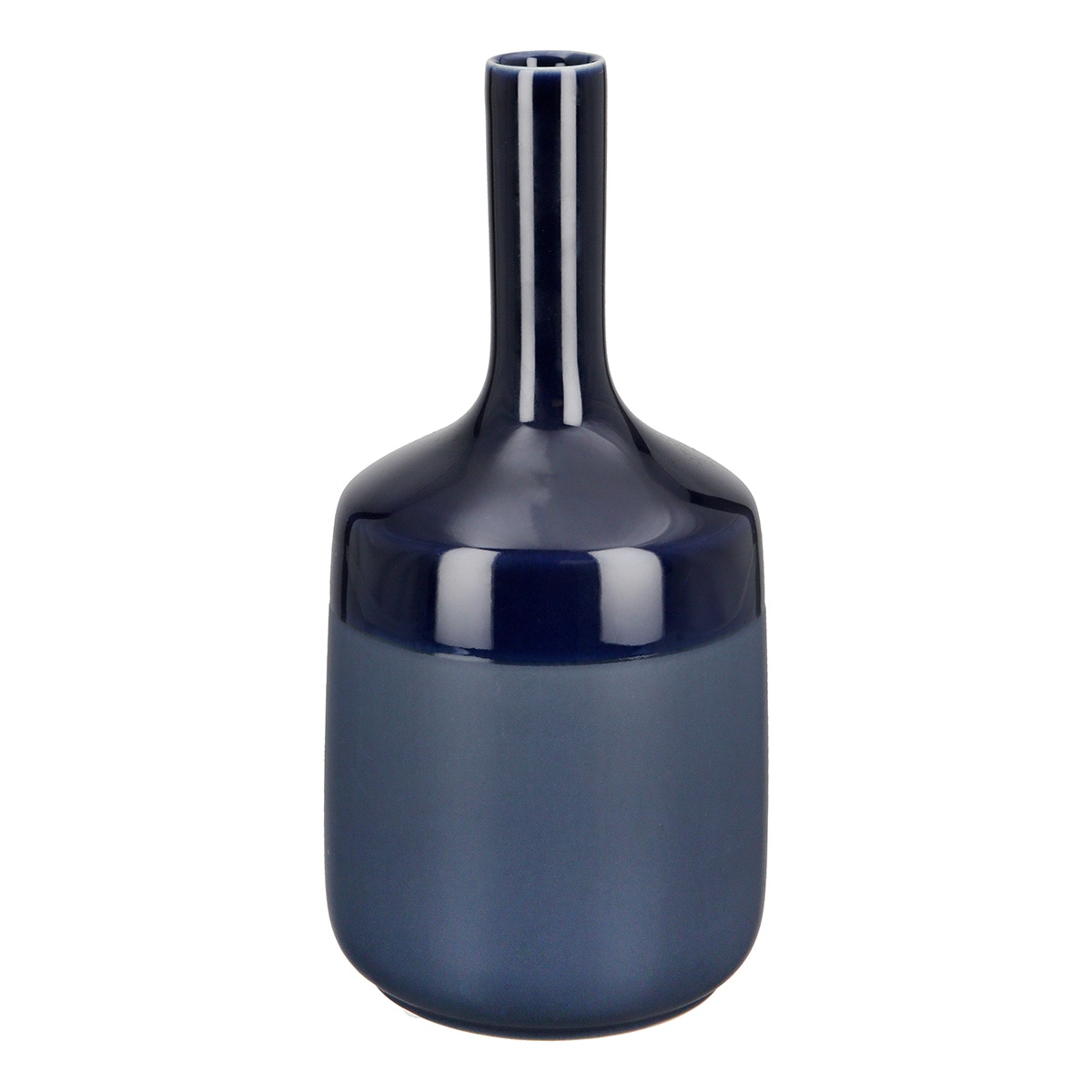 Βάζο Bottle "Sky" Κεραμικό Μπλε PU H. 25 cm D. 12 cm